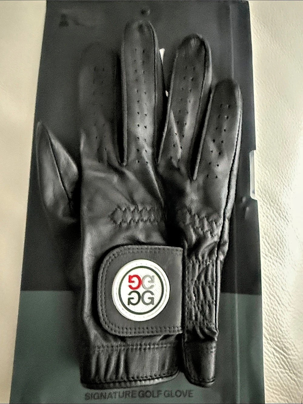 G/FORE Mens Signature Golf Glove Black Medium RH NEW